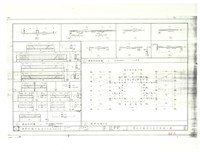 《臺南市鄭成功紀念館施工圖》圖組─〈樓層結構平面圖及柱、樑、板配筋圖 18/50〉(複印本)藏品圖，第1張